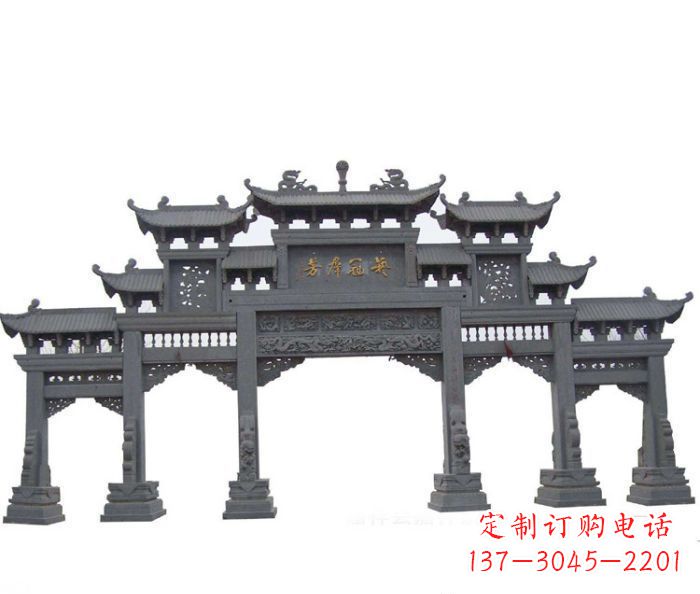 潍坊产品名称仿古牌坊石雕