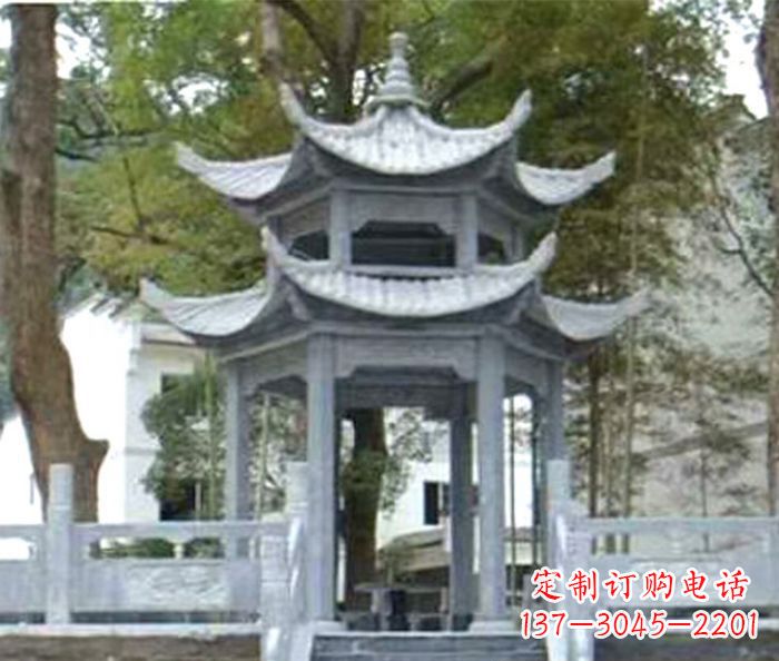 潍坊中领雕塑凉亭石雕——传承古典精髓,融情于雕塑之中