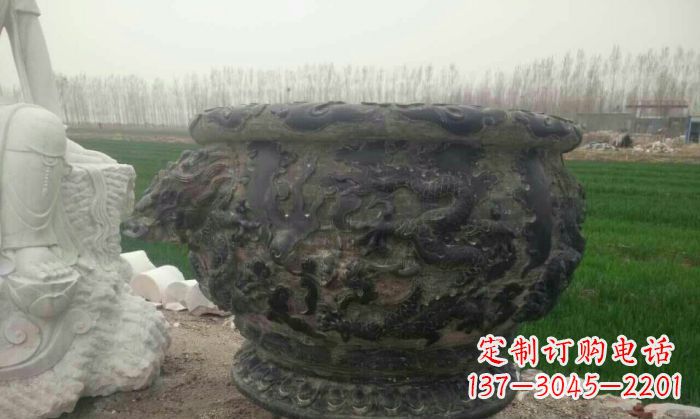 潍坊仿古圆形水缸石雕
