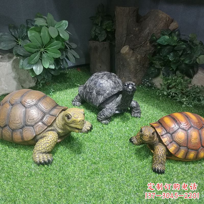 潍坊仿真乌龟花园庭院水景池塘装饰雕塑