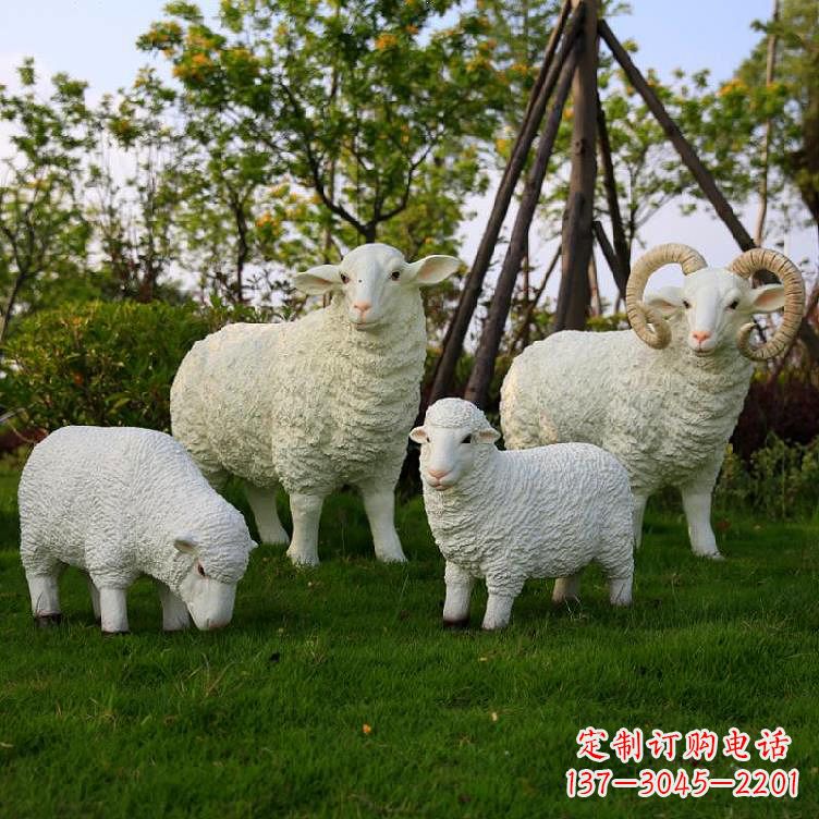 潍坊精美玻璃钢动物雕塑