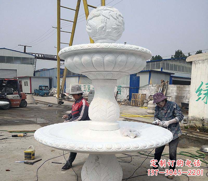 潍坊风水球喷泉石雕塑
