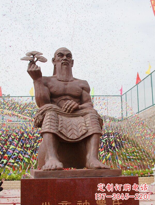 潍坊伏羲人物古代人物铜雕