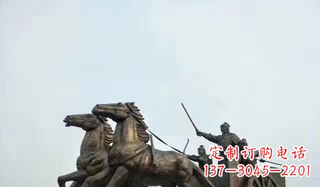 潍坊文艺复兴风格马车雕塑