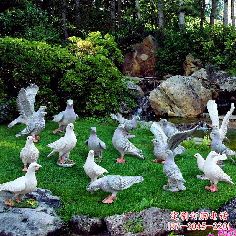 潍坊精致鸽子不锈钢雕塑