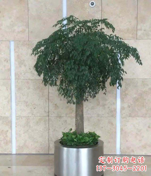 潍坊特色铜质花盆装饰雕塑