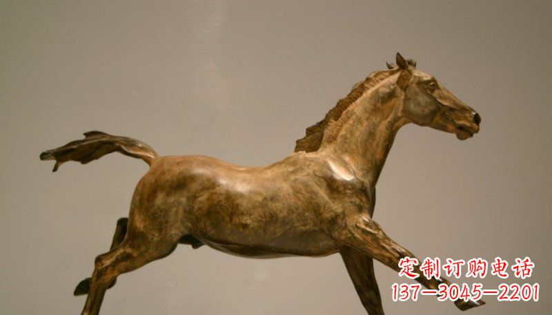 潍坊铜雕动物奔跑马