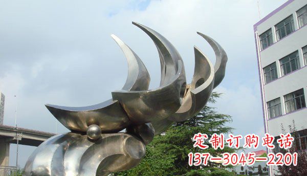 潍坊中领雕塑出品不锈钢海鸥雕塑