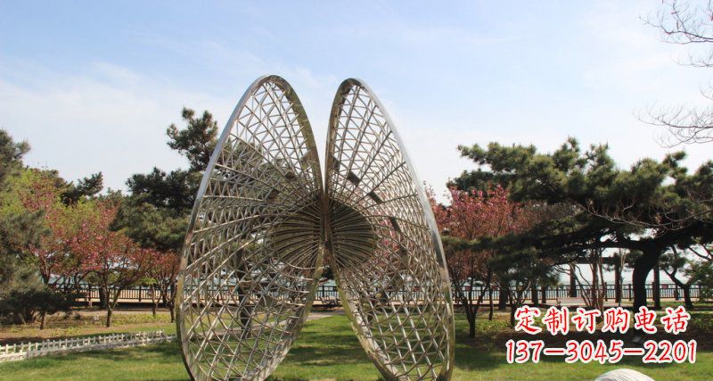 潍坊做工细腻的不锈钢抽象雕刻扇贝雕塑