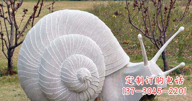 潍坊抽象不锈钢蜗牛雕塑