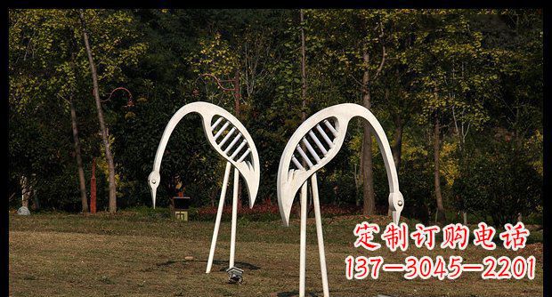 潍坊精美不锈钢仙鹤雕塑