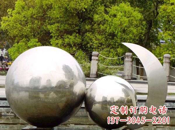 潍坊别出心裁不锈钢地球雕塑