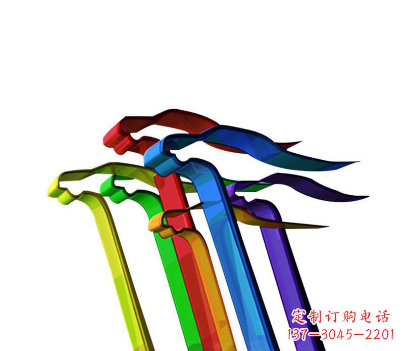 潍坊欣赏性强的不锈钢飞翔飘带景观雕塑