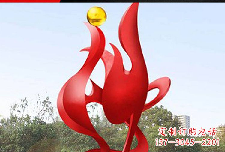 潍坊现代工艺不锈钢凤凰雕塑