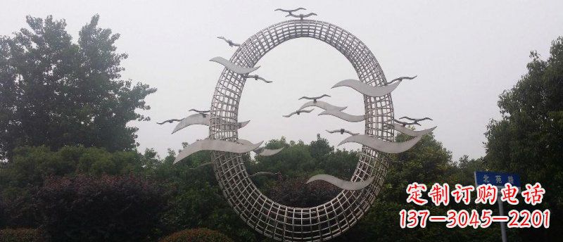 潍坊抒情海鸥雕塑
