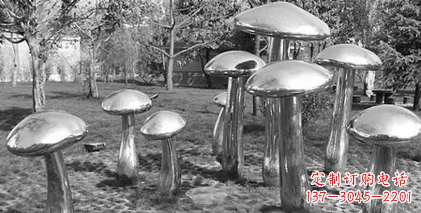 潍坊萌芽之美,蘑菇景观雕塑