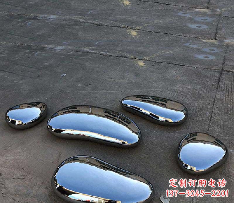 潍坊不锈钢水滴景观雕塑美轮美奂,营造自然灵动