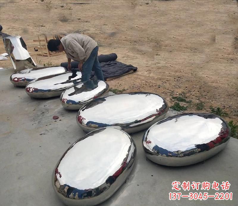 潍坊中领雕塑水滴形艺术雕塑