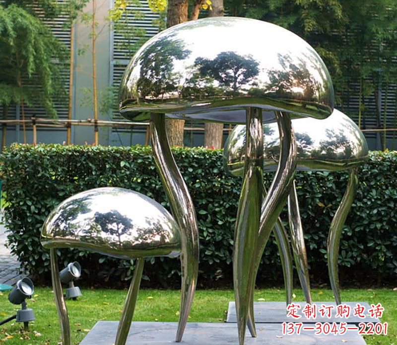 潍坊艺术水母不锈钢雕塑