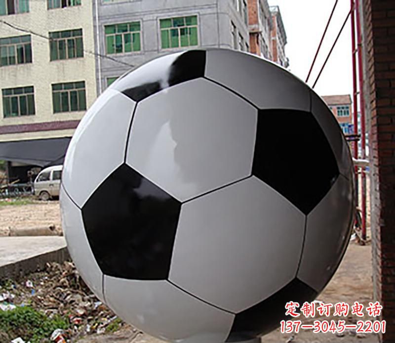 潍坊优质不锈钢足球雕塑