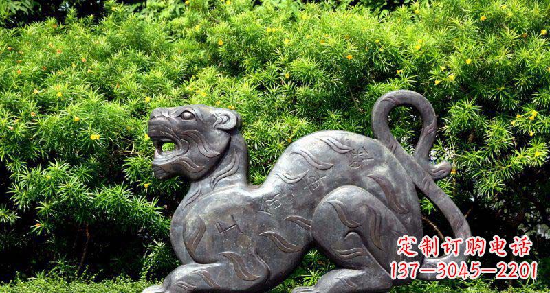 潍坊华丽雕塑,大型老虎铜雕