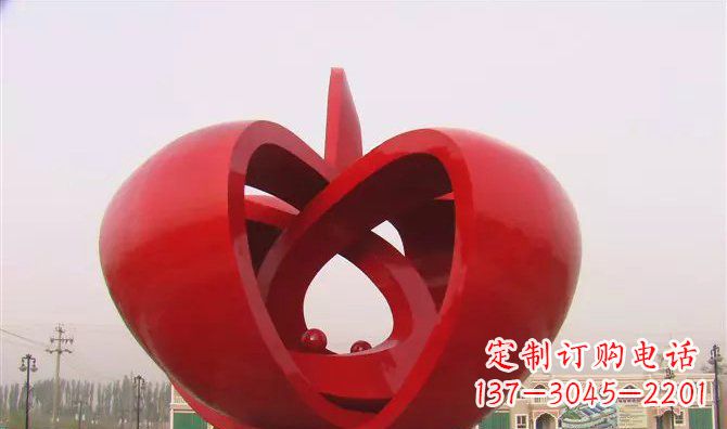 潍坊果实不锈钢雕塑