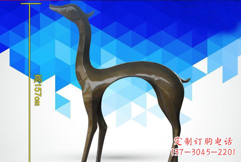 潍坊铜质雕刻小鹿雕
