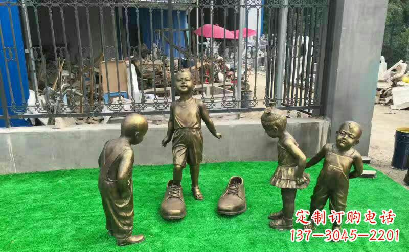 潍坊儿童铜雕——让孩子们的笑容更持久