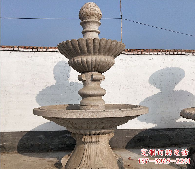 潍坊公园大理石喷泉景观石雕