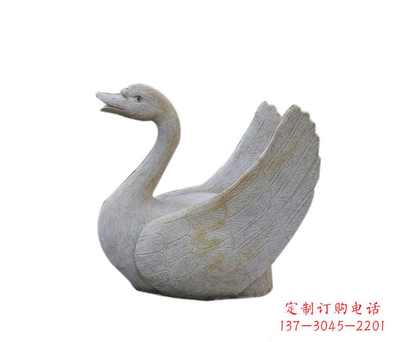 潍坊中领雕塑 | 天鹅石雕景观喷泉