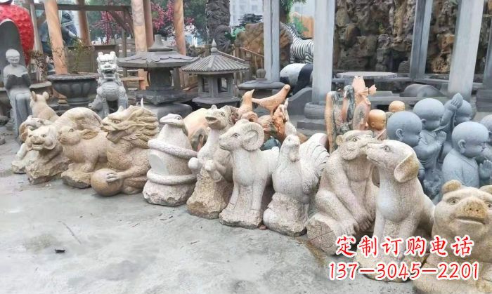 潍坊十二生肖动物雕塑