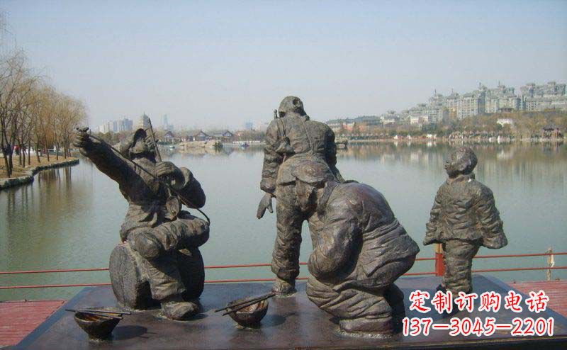 潍坊精美中式二胡雕塑
