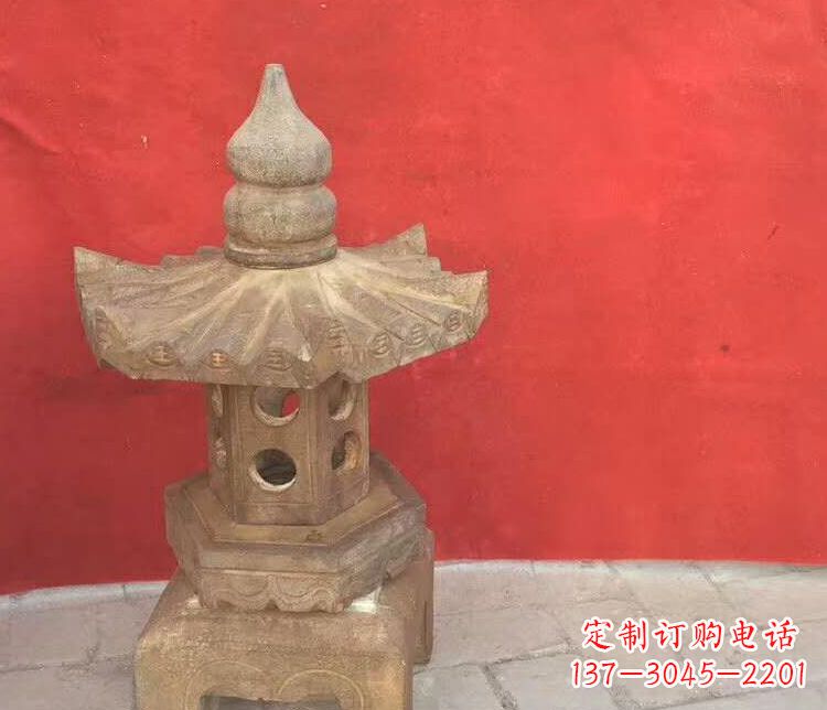 潍坊景观仿古石灯雕塑