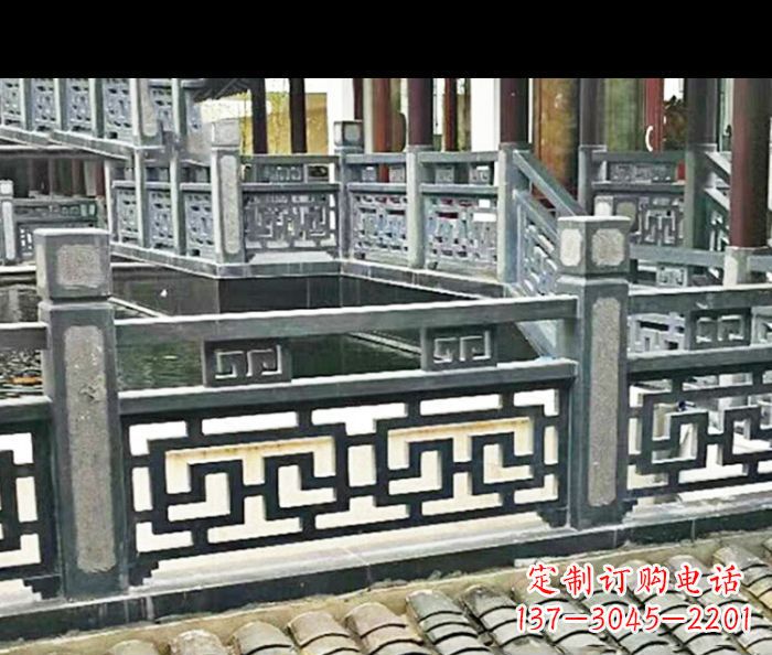潍坊中领雕塑精致仿古石栏板