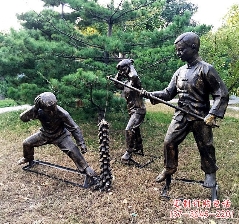 潍坊优雅精致的儿童铜雕