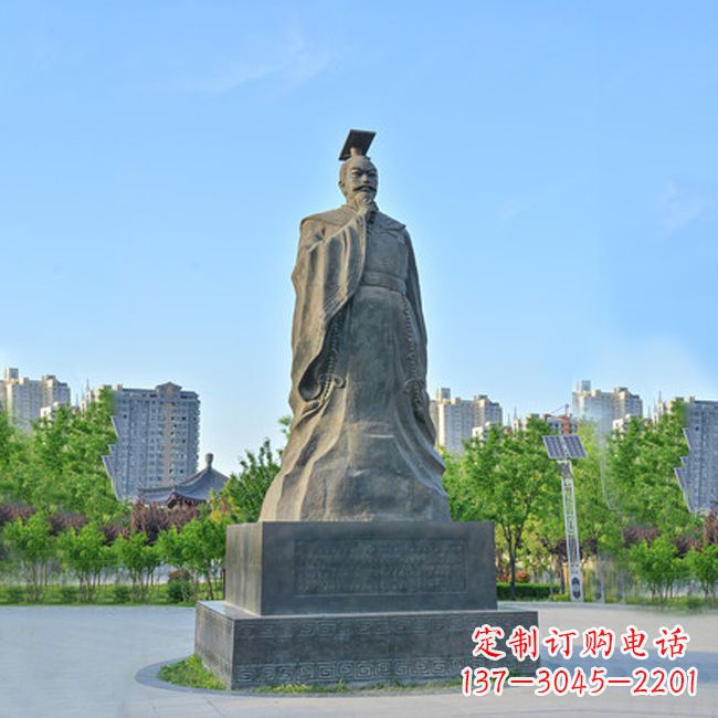 潍坊荣耀隋文帝 杨坚青石雕塑