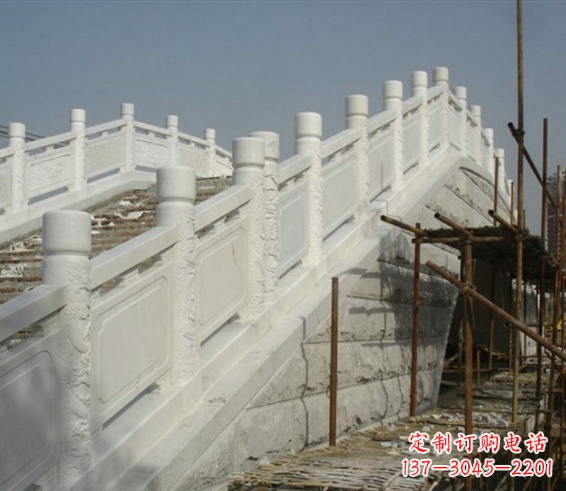 潍坊公园汉白玉栏板景观石雕