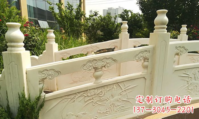 潍坊公园汉白玉石拱桥 (3)