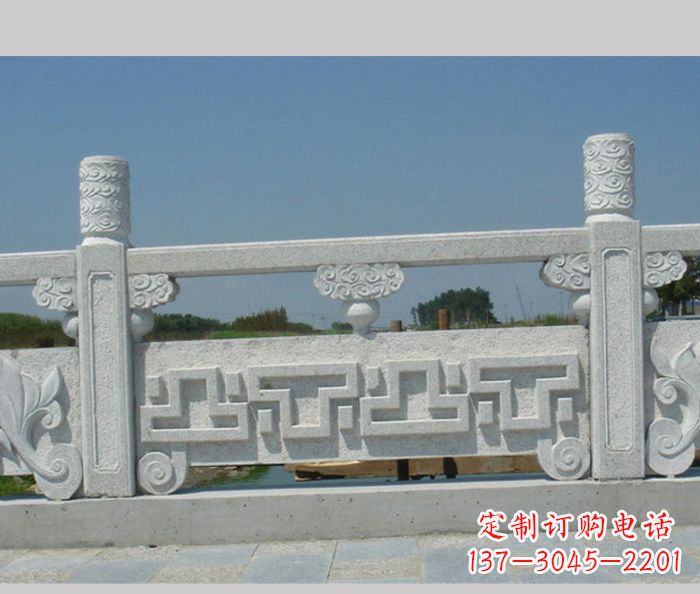 潍坊公园景观大理石栏板雕塑