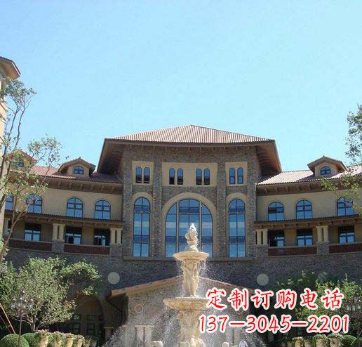潍坊公园景观大理石喷泉石雕
