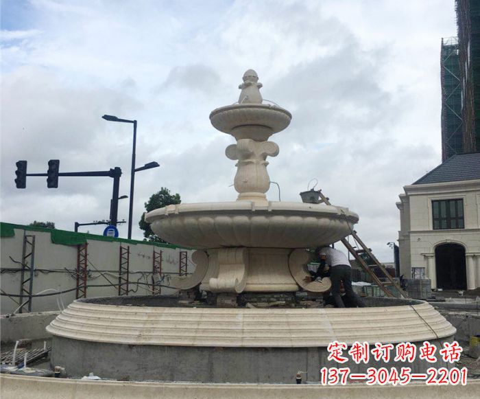潍坊品质卓越的定制大型喷泉石雕