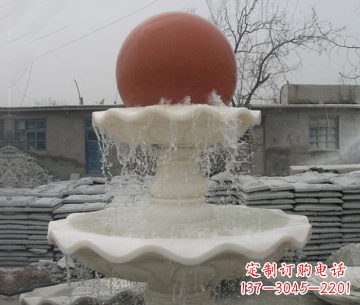 潍坊精美风水球石雕