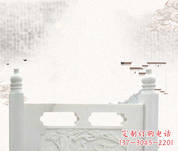 潍坊中领雕塑汉白玉石栏板雕塑