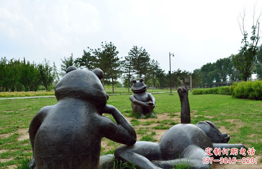 潍坊中领雕塑 | 艺术级青蛙铜雕