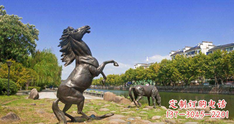 潍坊中领雕塑精美动物铜雕