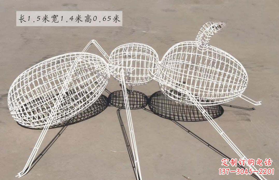 潍坊美轮美奂的蚂蚁镂空雕塑