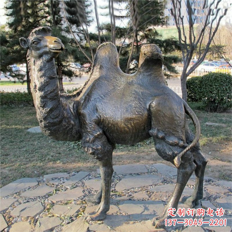 潍坊精美绝伦的室内装饰品——骆驼铜雕