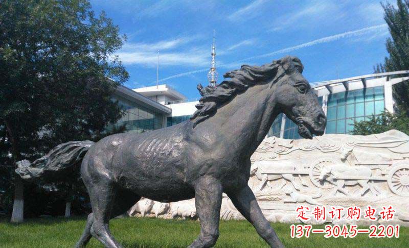潍坊马动物铜雕塑