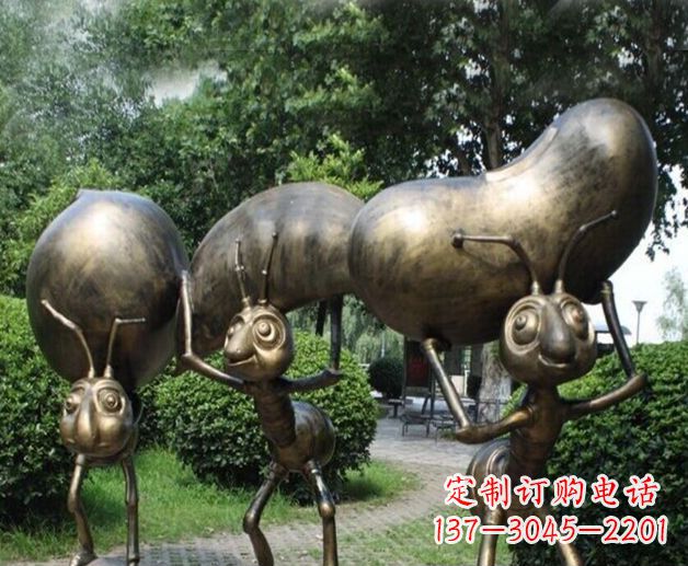 潍坊雕刻精灵——蚂蚁铜雕