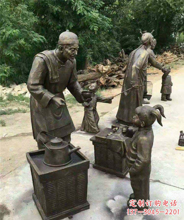 潍坊精美可爱的小女孩铜雕